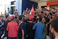 Aksi GMNI Sikka beberapa waktu lalu 