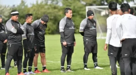 Garuda Muda menggunakan lapangan latihan Borussia Moenchengladbach dan Borussia Dortmund selama ada di Jerman (foto: istimewa)