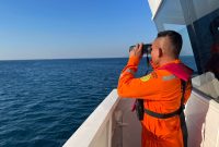 Tim SAR Gabungan lakukan pencarian KM Pemana Raya yang mati mesin di Perairan Pulau Besar, Rabu (6/9)