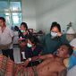 Yoseph Sufandi sedang dirawat di Ruang Dahlia RSUD TC Hillers Maumere, Jumat (13/10)