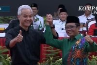 Capres dan Cawapres PDI-P Ganjar Pranowo dan Mahfud MD 