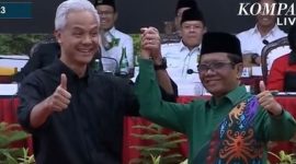 Capres dan Cawapres PDI-P Ganjar Pranowo dan Mahfud MD 