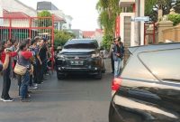 Suasana di klaster rumah Ketua KPK Firli Bahuri, Kamis (26/10) 