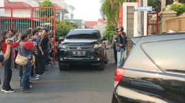 Suasana di klaster rumah Ketua KPK Firli Bahuri, Kamis (26/10) 