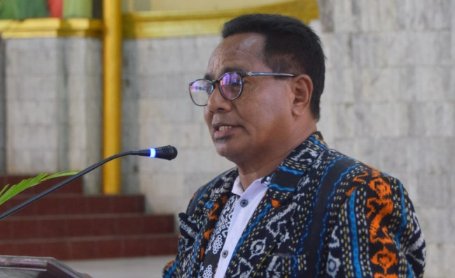 Ketua Gapensi Sikka Paulus Papo Belang 