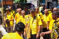 Melchias Markus Mekeng saat Konsolidasi Partai Golkar Kabupaten Sikka, Sabtu (25/11)