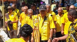 Melchias Markus Mekeng saat Konsolidasi Partai Golkar Kabupaten Sikka, Sabtu (25/11)