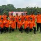 Potensi SAR Basarnas Maumere pose bersama Kabasarnas dan instruksi (foto: istimewa)
