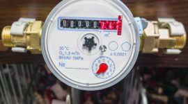 Ilustrasi meteran air 