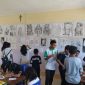Suasana kunjungan pameran hasil karya pelajar SMPK Frater Maumere, Jumat (1/12)