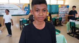Alfa Yusuf Wahyu Bilos, pelajar SMPK Frater Maumere