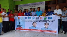 Anjangsana TKD Prabowo-Gibran Kabupaten Sikka di Panti Asuhan Ummul Mukmin Hafsah di Kelurahan Waioti, Sabtu (2/12)