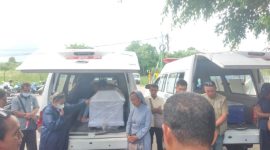 Jenazah salah satu PMI tiba di Jakarta, Sabtu (30/12)