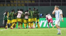 Euforia pemain Mali usai memastikan diri sebagai peringkat ketiga Piala Dunia U-17