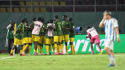 Euforia pemain Mali usai memastikan diri sebagai peringkat ketiga Piala Dunia U-17