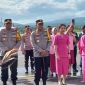 Kapolda NTT Irjen Pol Daniel Tahi Monang Silitonga tiba di Bandara Frans Seda Maumere, Selasa (23/1)