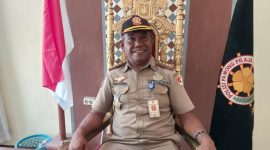 Kasat Pol PP dan Damkar Kabupaten Sikka Verdinando Lepe 