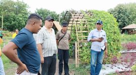 Melchias Markus Mekeng mengunjungi lahan pertanian milik Keuskupan Maumere, Kamis (25/1) (foto: istimewa)