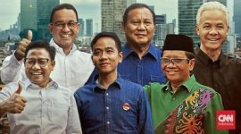Tiga pasangan Calon Presiden dan Calon Wakil Presiden 
