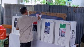 Suasana pemungutan suara pada 14 Pebruari 2024