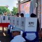 Suasana pemungutan suara pada salah satu TPS di Maumere, Rabu (14/2) lalu