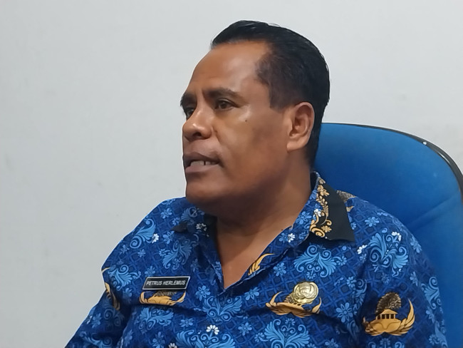 Pelaksana Tugas Kepala Dinas Kesehatan Sikka Petrus Herlemus