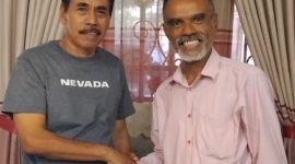 Pasangan Calon Bupati Sikka Bernadus Ratu dan Calon Wakil Bupati Sikka Alberth Ben Bao