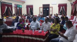 Pimpinan parpol KIM Sikka menggelar syukuran dan doa atas kemenangan paslon Prabowo-Gibran, Sabtu (27/4) di Hotel Permata Sari