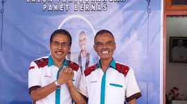 Pasangan calon Paket Bernas Bernadus Ratu dan Albertus Ben Bao