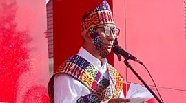 Penjabat Bupati Sikka Adrianus Firminus Parera selaku Inspektur Upacara peringatan Hari Lahir Pancasila di Maumere, Sabtu (1/6)