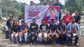 Aksi Jaringan HAM Sikka terkait kasus TPPO bertepatan dengan peringatan Hari Bhayangkara, Senin (1/7)