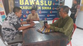 Bakal Calon Wakil Bupati Sikka Albertus Ben Bao gagal bertemu Komisioner Bawaslu, Kamis (11/7)