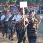 Perwakilan Kabupaten Sabu Raijua sast display peserta pada Harkopnas Tingkat NTT di Maumere, Selasa (16/7)