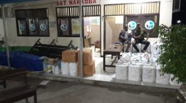 Puluhan jerigen berisikan moke dari Aimere disita Satnarkoba Polres Sikka,.Sabtu (20/7) 