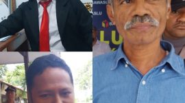 Kolase Ketua Majelis Musyawarah, Ketya KPU Sikka, dan Bakal Calon Wakil Bupati Sikka