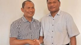 Bakal Calon Bupati Sikka Florianus Mekeng dan Bakal Calon Wakil Bupati Sikka Alfridus Melanus Aeng