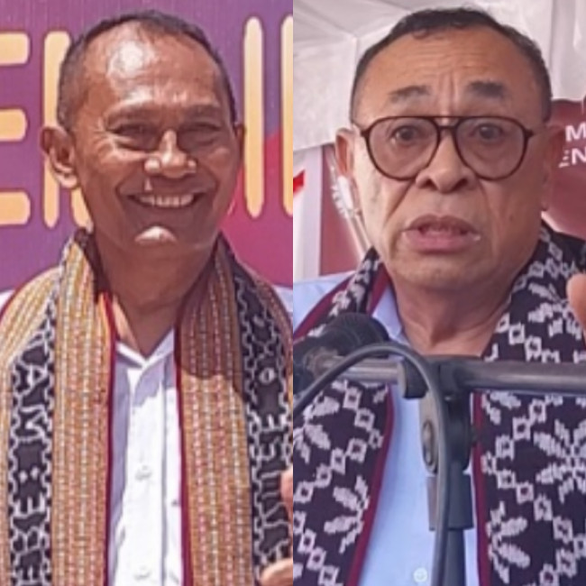 Kolase Bakal Calon Bupati Florianus Mekeng dan Suitbertus Amandus