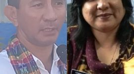Kolase Penjabat Bupati Sikka Adrianus Firminus Parera dan Penjabat Sekda Sikka Margaretha Movaldes Da Maga Bapa