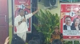Calon Gubernur NTT Ansy Lema tatap muka di Kelurahan Wairotang Kabuoaten Sikka, Sabtu (12/10)
