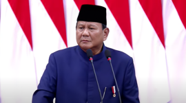 Prabowo sampaikan pidato perdana usai dilantik menjadi Presiden Indonesia, Minggu (20/10) 