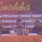 Wakapolres Sikka Kompol Nofi Posu membawakan materi pada Konsolidasi Penyelenggara Pemilihan, Sabtu (24/11)