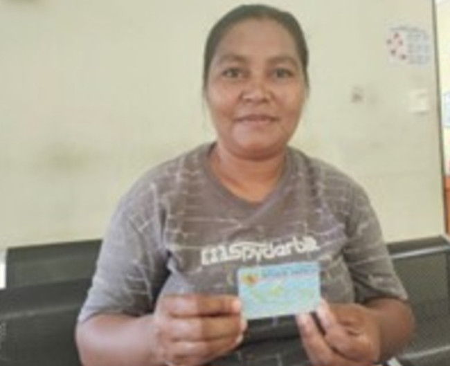 Maria Afia, peserta JKN PBI APBN