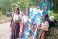 Umat Stasi Blatat Paroki Bolawolon mengikuti Ziarah Yubileum Tingkat Paroki Ili, Kamis (20/3)