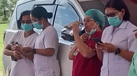 Sejumlah tenaga kesehatan di RSUD TC Hillers Maumere terlibat aksi menuntut pembagian Jasa Covid 2020 beberapa waktu lalu