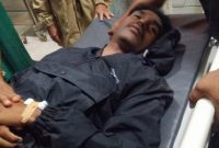 YS, korban tindak pidana penganiayaan di Pasar Tingkat Maumere, Kamis (26/6)