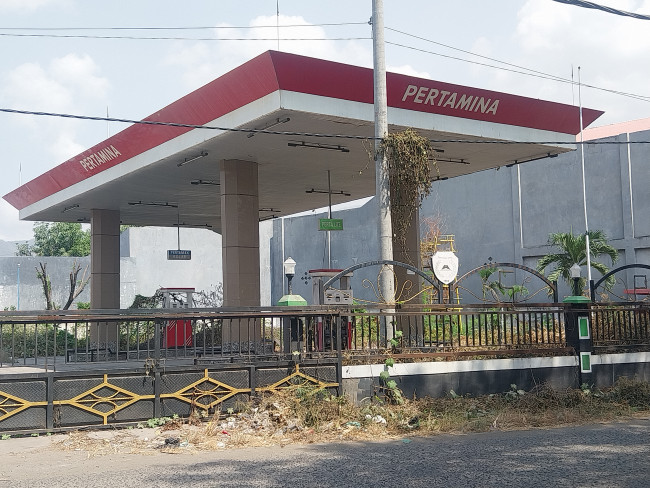 SPBU yang dikelola Perumda Mawarani sudah tidak beroperasi sejak Juli 2022