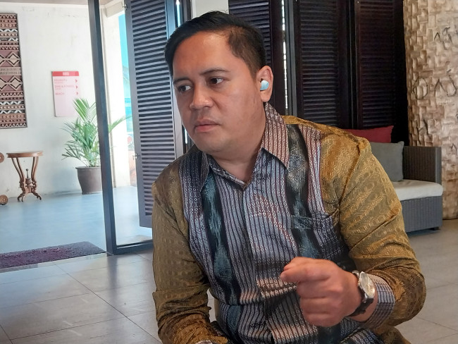 Kepala BPJS Ketenagakerjaan Cabang Maumere Ade Aryan Manala Tandi