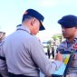 Upacara PTDH 2 anggota Polres Sikka, Selasa (5/8)