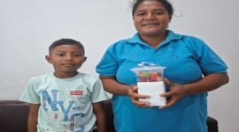 Anastasia Mbola, peserta JKN