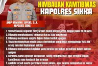 Imbauan Kapolres Sikka AKBP Bambang Supeno terkait ketenteraman dan ketertiban umum